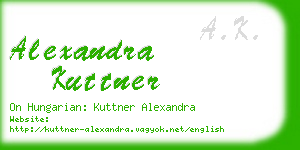 alexandra kuttner business card